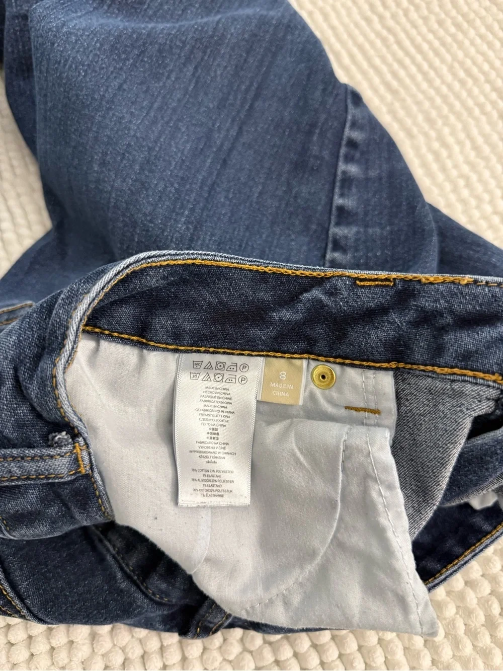 Michael Kors Indigo Stretch Skinny Jeans